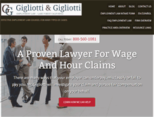 Tablet Screenshot of employmentlawyer4you.com